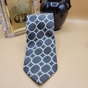 Paolo Giovanni Vintage Silk Tie Long Geometric
